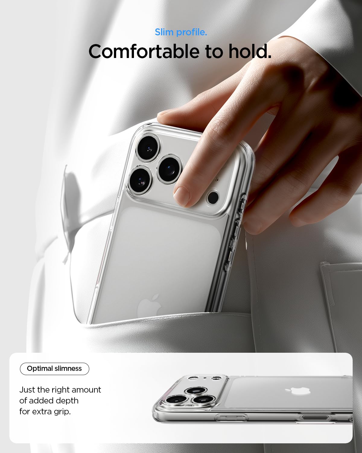BEUONK Super Crystal™ Anti-Yellow Clear Case | Scratch-Resistant + MagSafe Compatible  Shorter, more premium option